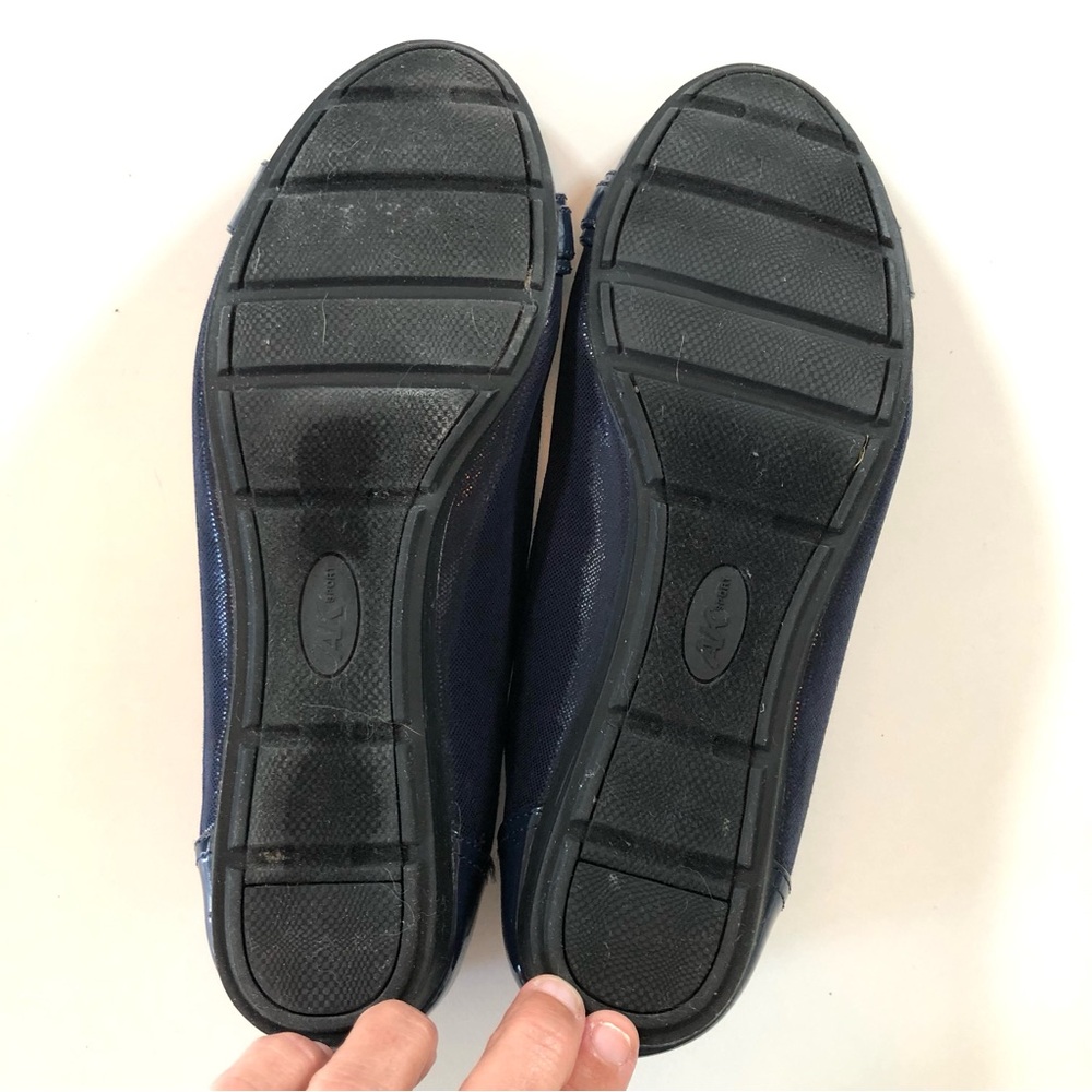 Anne Klein Able Ballet Flats Navy Blue, AK Sport Acacia Women’s 7.5 Comfortable - Picture 8 of 17